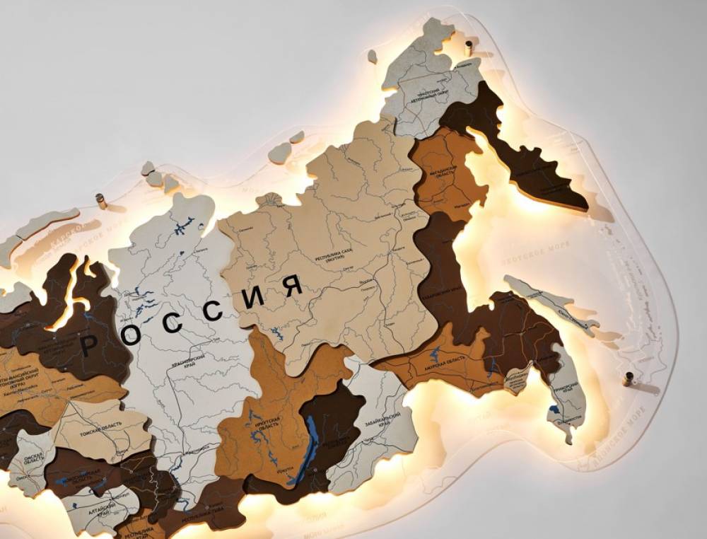 ОК России МДФ 100х55, с подложкой, Русский язык, Сафари*